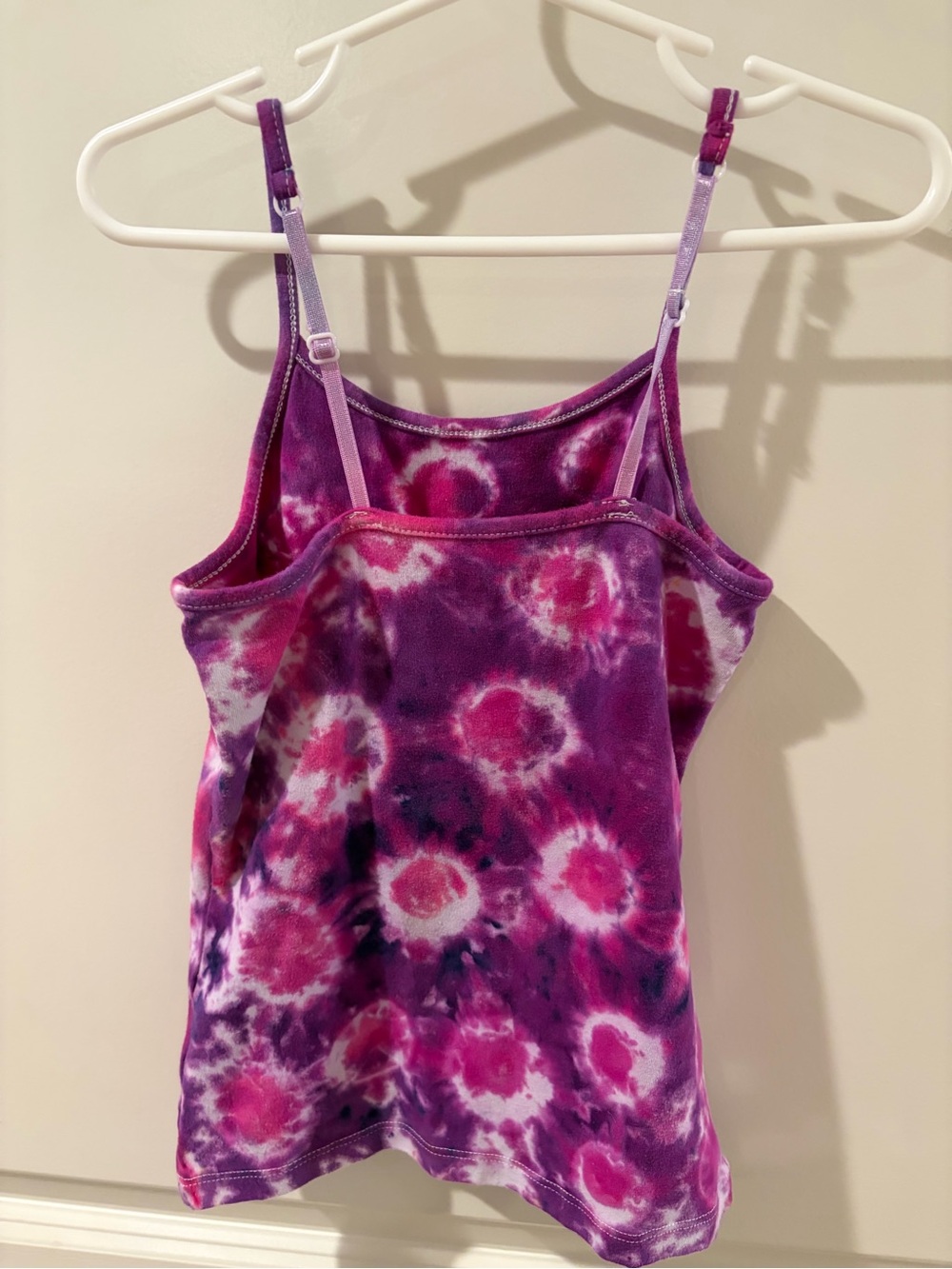 Place Purple and Pink Tie-Dye Spaghetti Strap Camisole